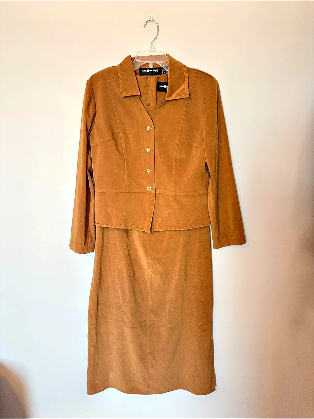 SAG HARBOR Brown Midi Dress Size 10